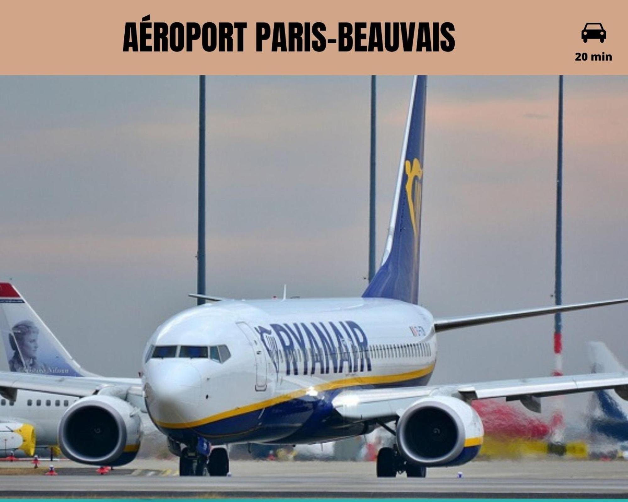 Le Cocon Forestier - Proche Aeroport Beauvais, Chantilly, Foret De Hez-Froidmont, Parking Public Gratuit, Wifi & Netflix Clermont  Buitenkant foto